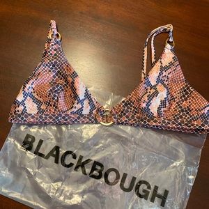 Snake skin Blackbough bikini top